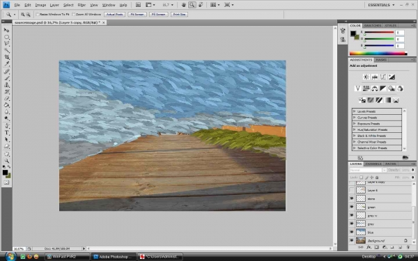 Creation of Bridge-Van Gogh: Step 4